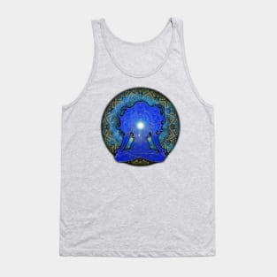 Soul Awakening Blue Mandala Tank Top